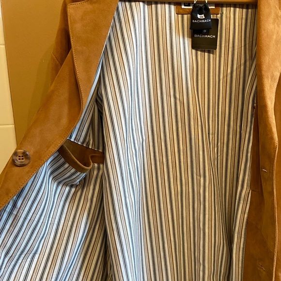 Bacharach Tan Suede Men’s Blazer - Sport Coat - Size XL NWT - Picture 7 of 15